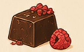 Dark ganache 70% praline